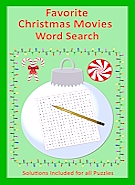 Christmas Movies Word Search Puzzle Book