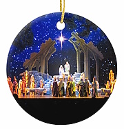 Nativity Scene Christmas Ornament