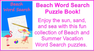 Beach Word Search Puzzle Book