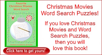 Christmas Movies Word Search Puzzle Book