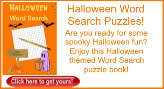 Halloween Word Search Puzzle Book