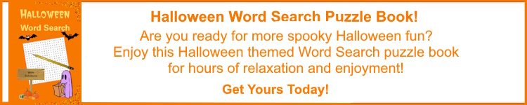 Halloween Word Search Puzzle Book